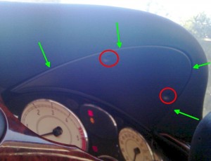 dash panel rover 75 dash under panel