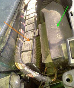 Rover 75 pollen filter and ECU box rover 75 pollen filter ecu box